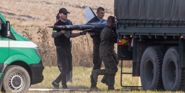 В Польше возле границы с Украиной нашли неизвестный БПЛА: полиция исключила версию контрабанды»>