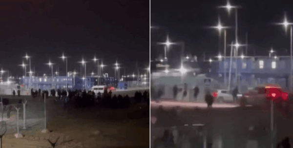 Авто охраны влетело в толпу: в порту Усть-Луга в РФ произошел бунт рабочих (видео)»>