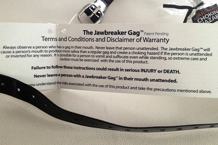 инструкция к кляпу эпштейн