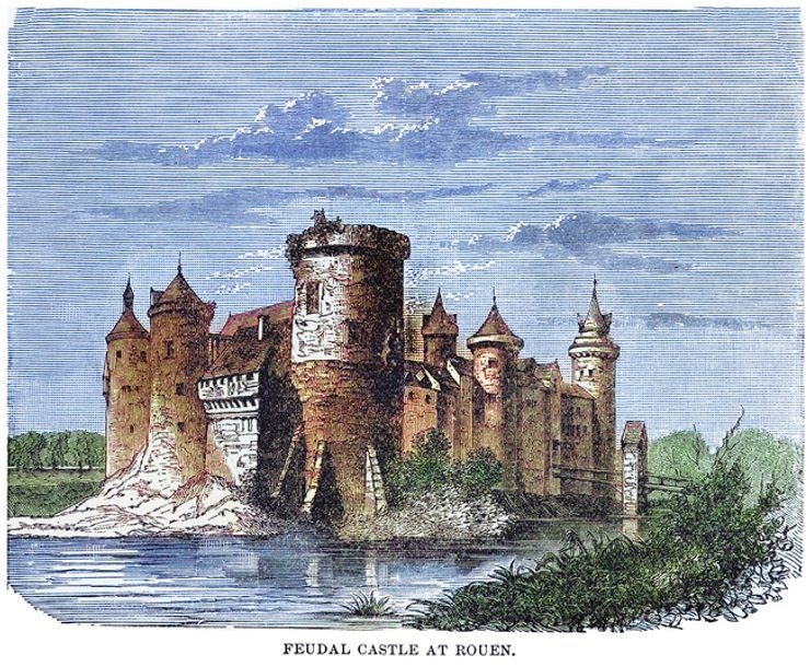 Нормандия, герцогство Нормандия, Руанский замок
